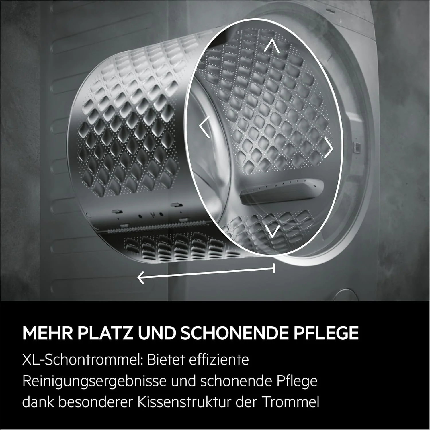 AEG L7WBA60680 Waschtrockner / DualSense - schonende Pflege / 8 kg Waschen / 5 kg Trocknen / D / energiesparend / Mengenautomatik / Nachlegefunktion / ProSteam - Auffrischfunktion / 1600 U/min Weiß