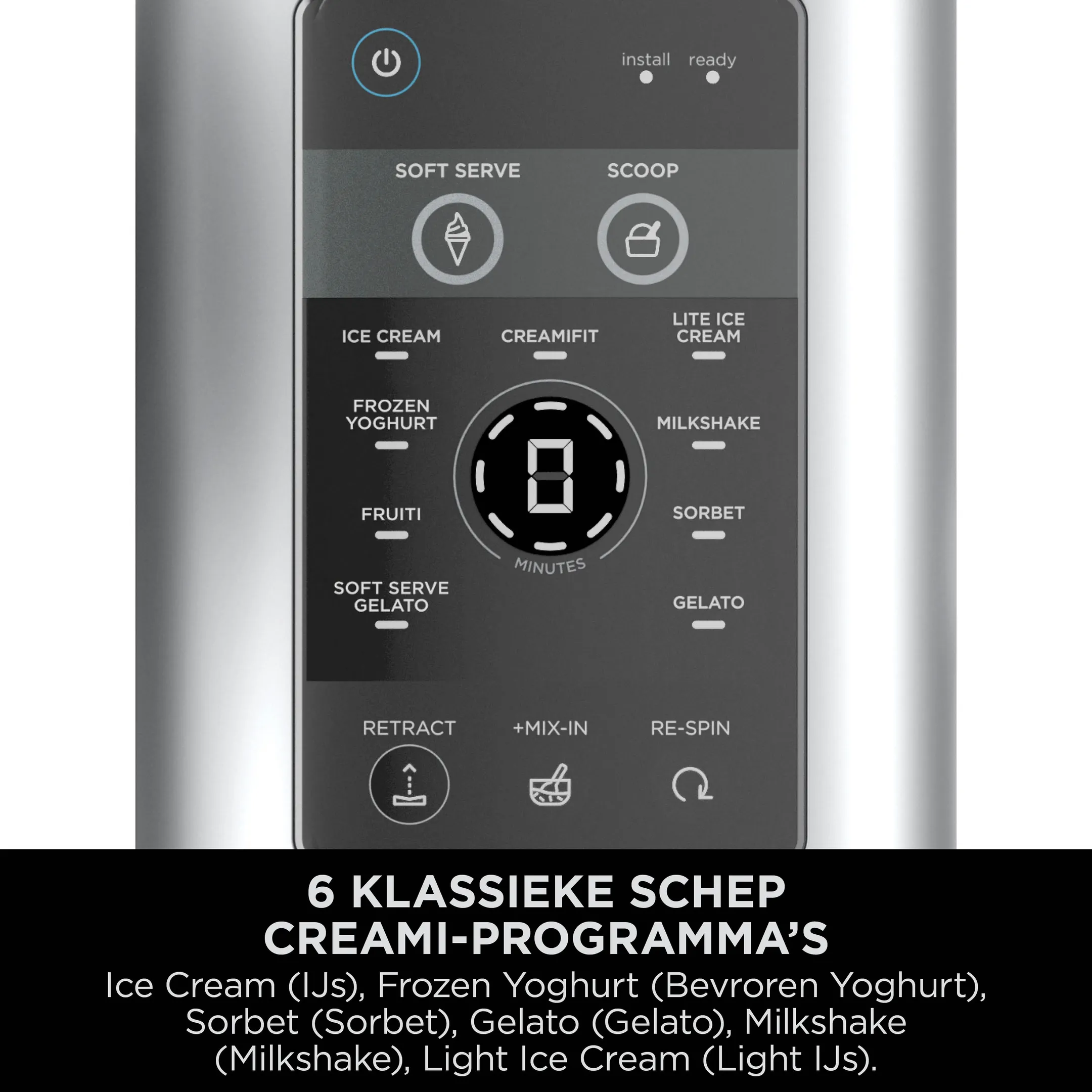 Ninja Softijs- en schepijsmachine Creami SPIN - NC701BU