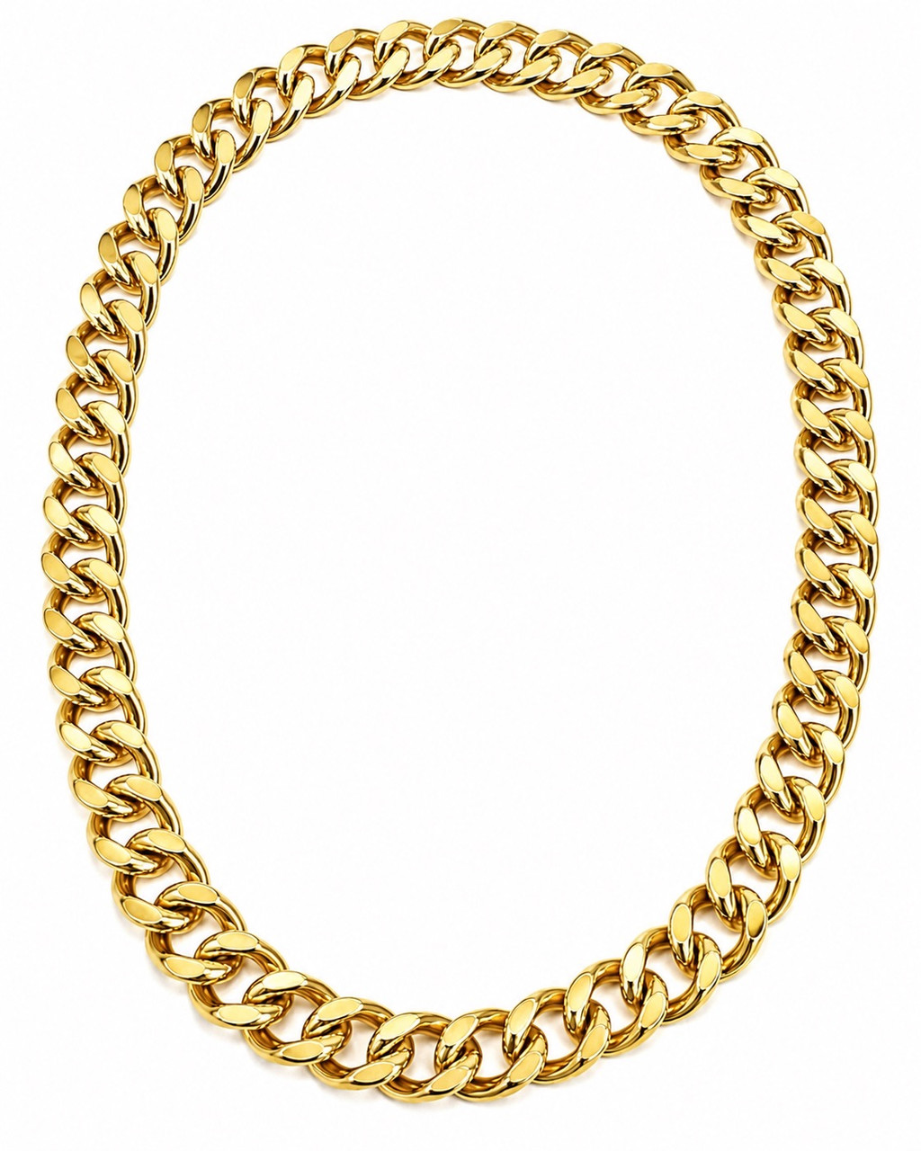 Rapper Chains | Rapper Jewelry |  Fake Rapper Chains | Jumbo Chain Links 21�� Standard Length 6546