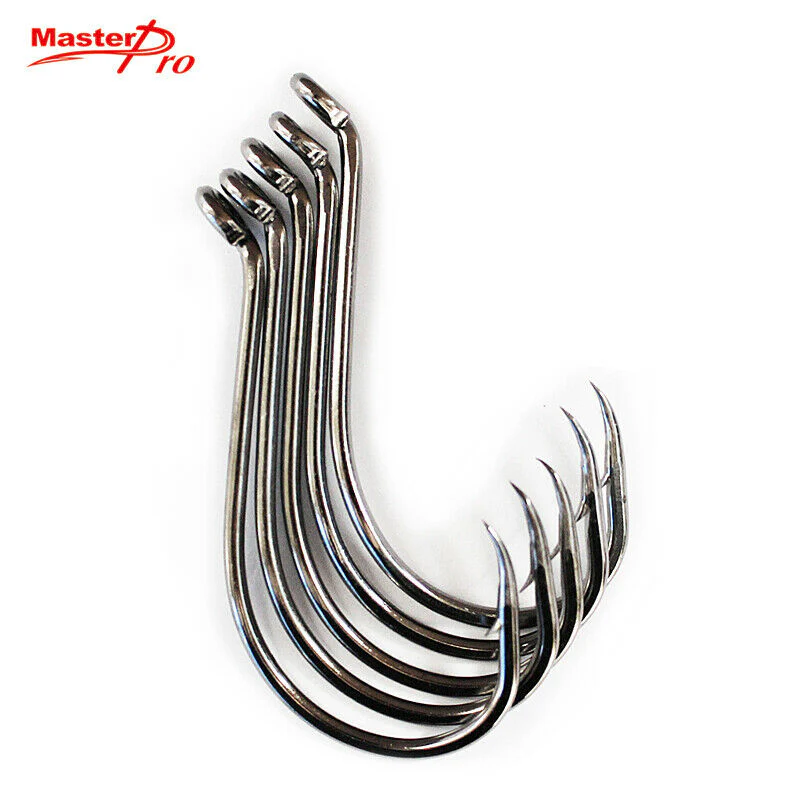 500 X 5/0# Chemically Sharpened Octopus Beak Hook Fishing Tackle