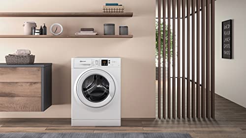 2025 Bauknecht BPW 814 A Lavatrice a carica frontale / 8 kg / rimozione potente delle macchie / Clean Plus / Programma rapido 45' / Anti-Allergia Plus / Automatica del carico / Opzione Extra Touch, Bianco