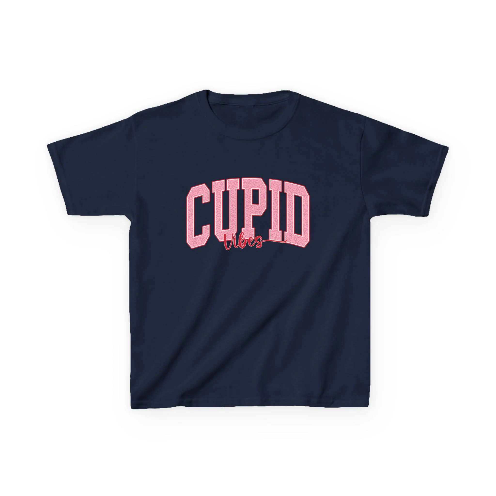 Cupid Vibes Kids Tee | Pink Valentine Shirt