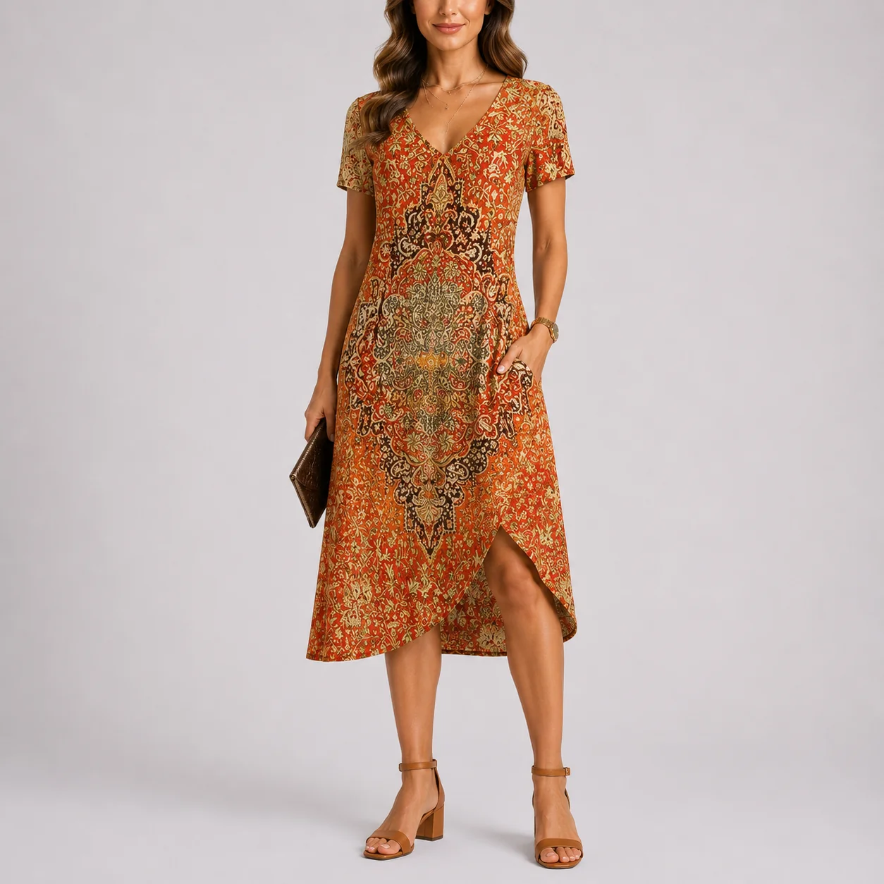 Women��s Maxi Dress V-Neck Casual Summer Style