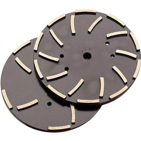Diamond Products 39164;  40051;  45901;  49618  ~  12 Inch x 1 Inch Premium Black (P) Floor Grinding Head with 24 Segments