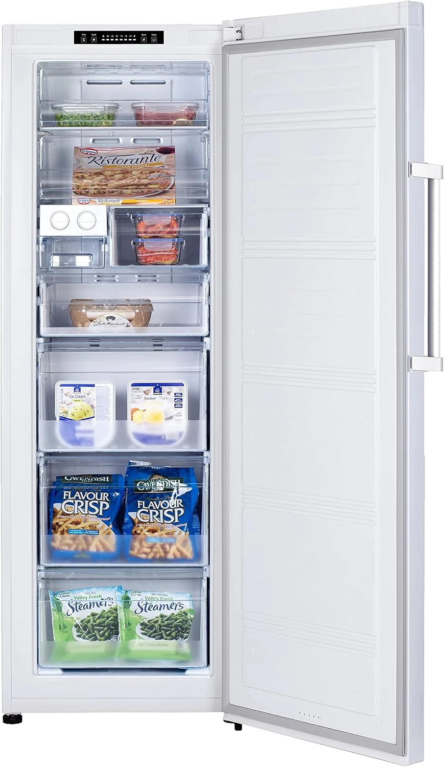 Hisense FV191N4AW2 Congelatore verticale/ Total No Frost/ Super Freeze/ Allarme porta/ Multiflow 360°/ BigBox/ 143,4 cm/ Congelatore 147 l/ 41 dB/ 205 kWh/Bianco