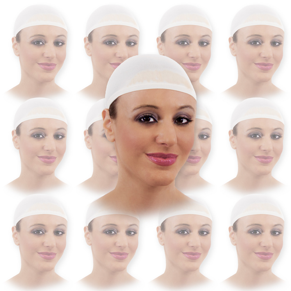 White Hair Nets Bulk | 100 Pack 12