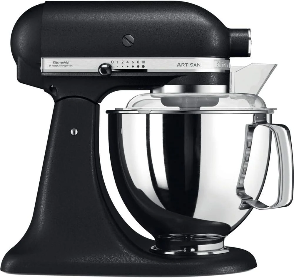 KitchenAid Küchenmaschine I Artisan I Kippbarem Food Processor I Teigknetmaschine mit 5 Zubehör | 2 Schüsseln aus Edelstahl | 4.8 L | Pistaccio