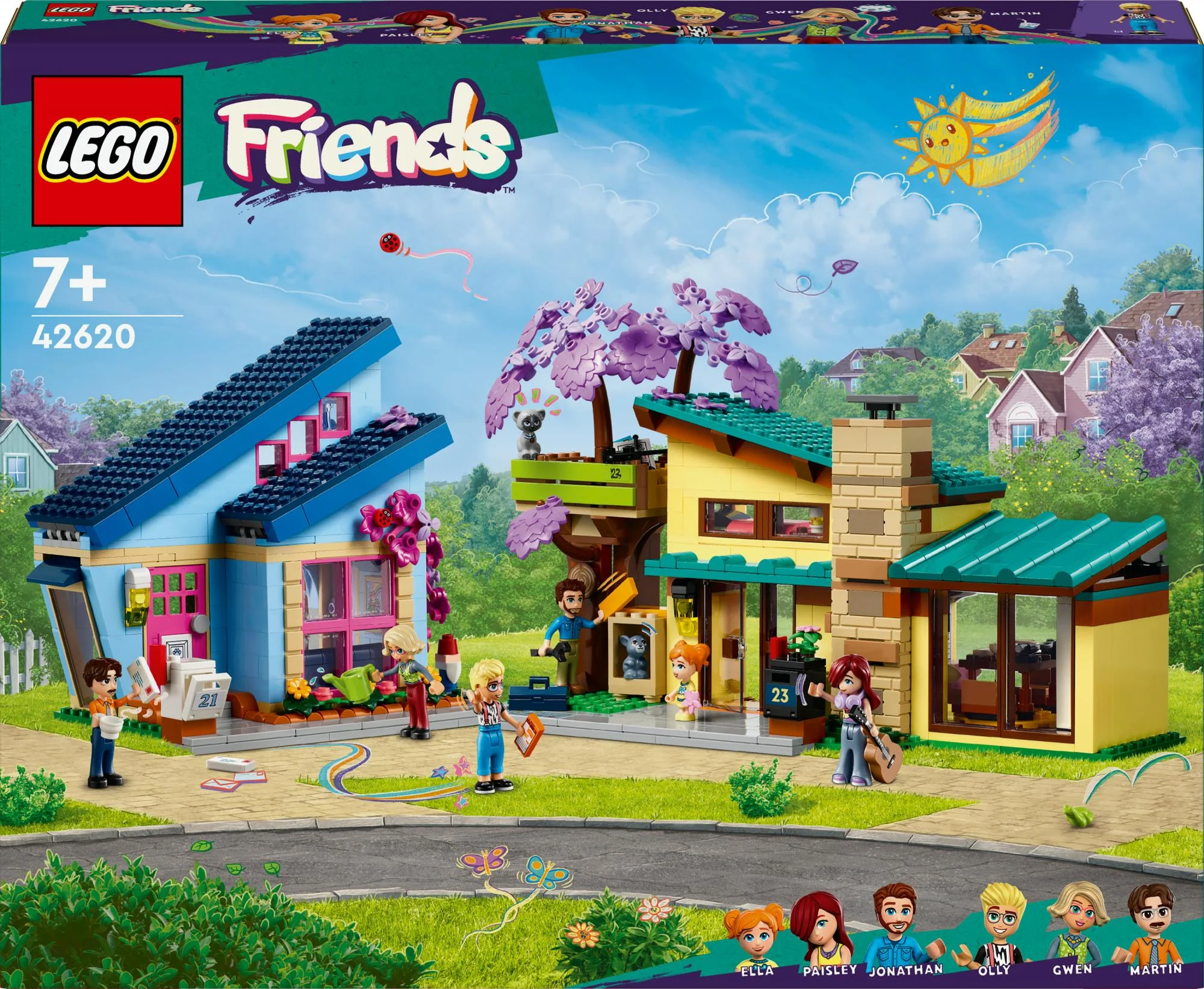LEGO 42620 Friends Olly and Paisley's Family House