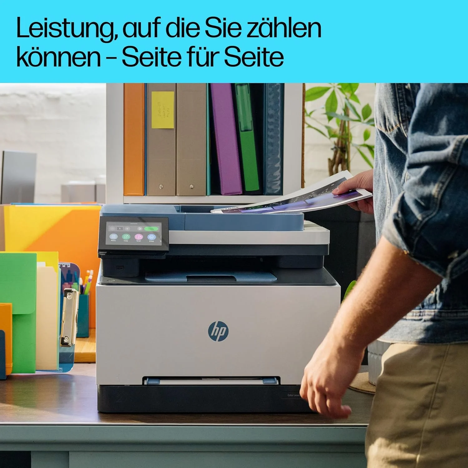 Stampante laser multifunzione a colori HP Color LaserJet Pro MFP 3302fdwg, Fax, Stampa automatica fronte/retro, Touchscreen, Wi-Fi, Ethernet, USB, HP Wolf Pro Security