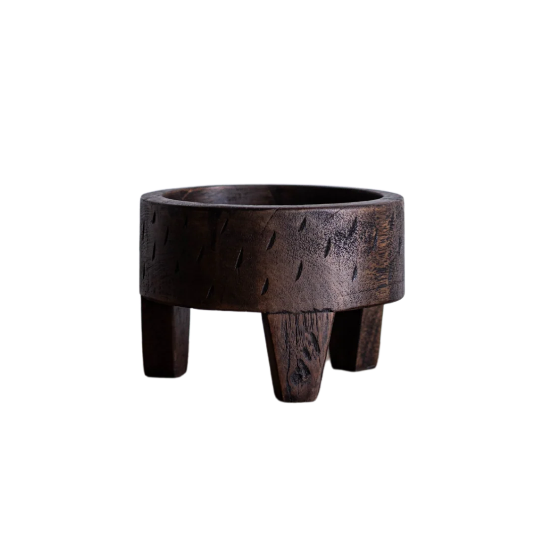 Vintage Inspired Wooden Bowl Riser