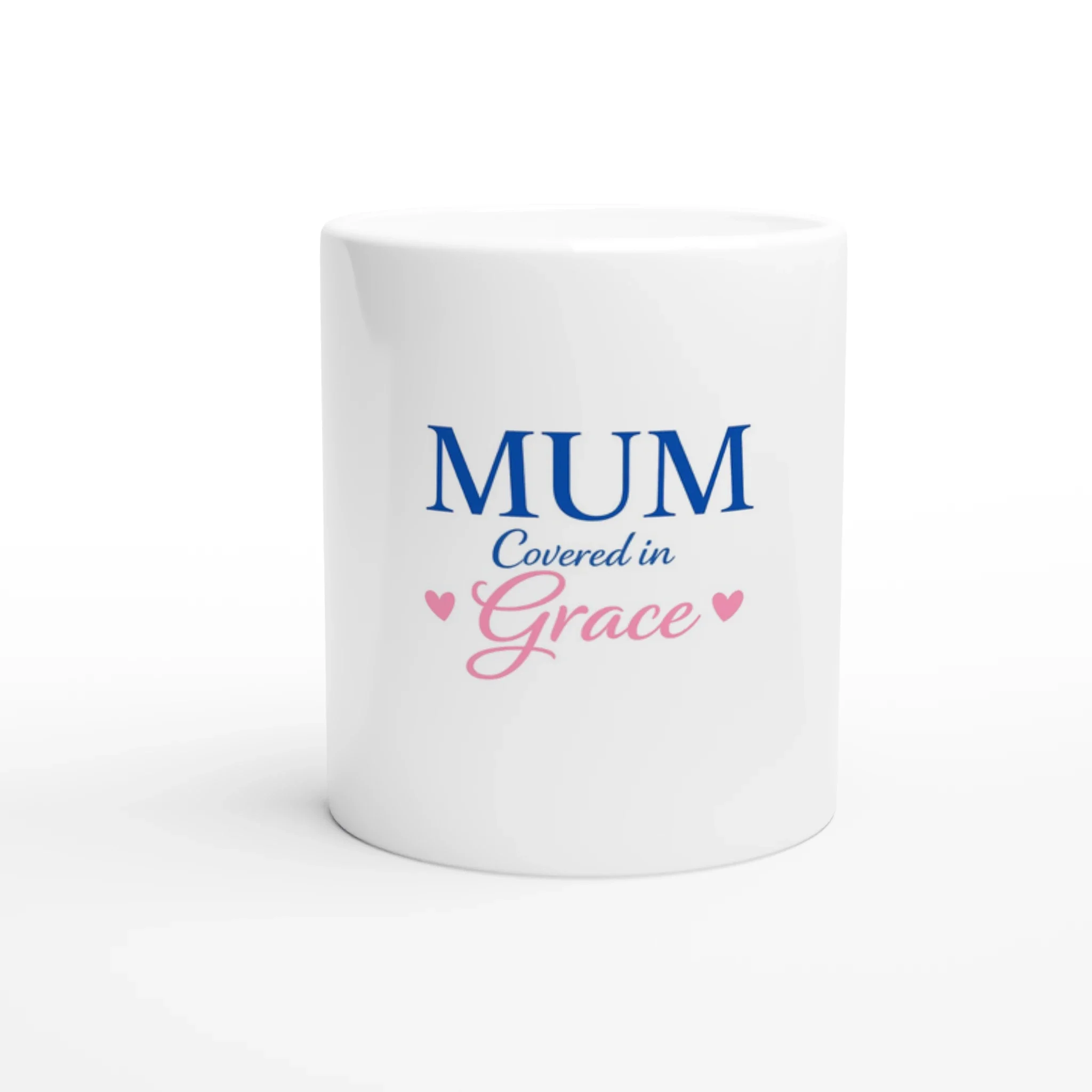 BGSM White 11oz Ceramic Mug