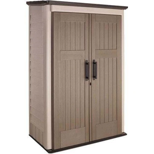 Rubbermaid garden shed, model 2025, 52 cubic feet (approx. 1.47 m3), weatherproof, lockable doors
