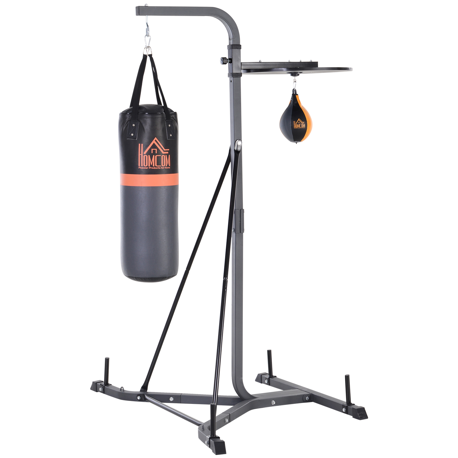 HOMCOM Bokszakhouder bokszakstandaard met boksbal