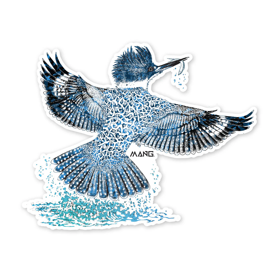 Kingfisher MANG - Sticker