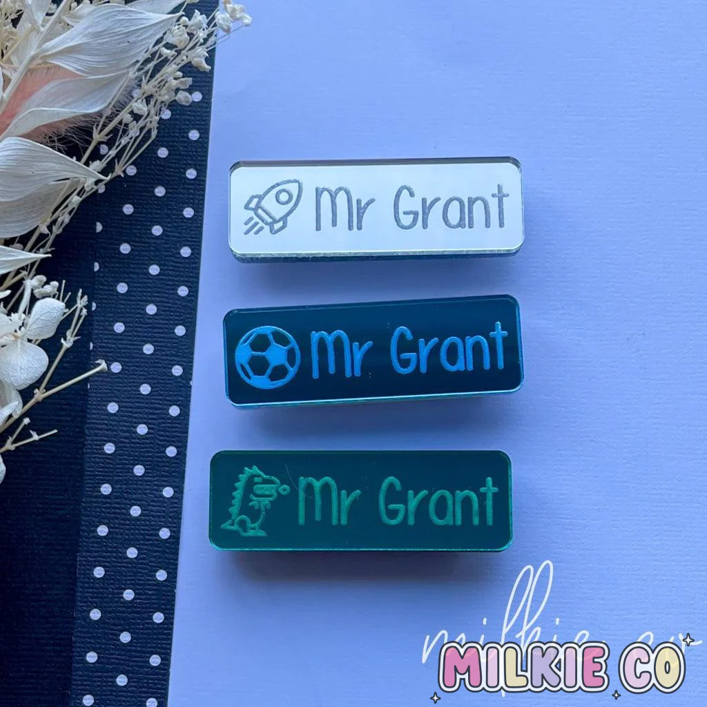 Name, Text & Picture Badges
