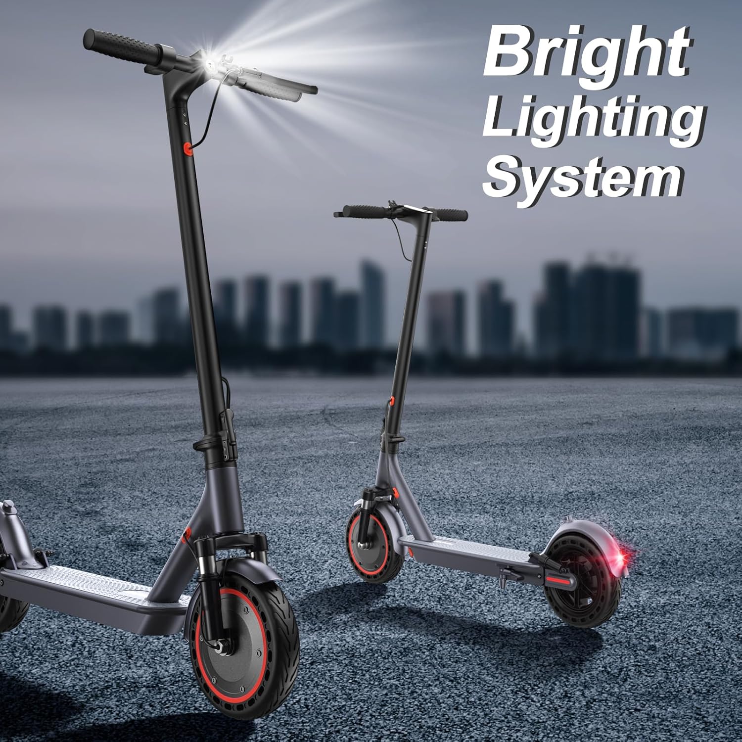 Electric Scooter, 350W/500W Powerful Motor, 8.5