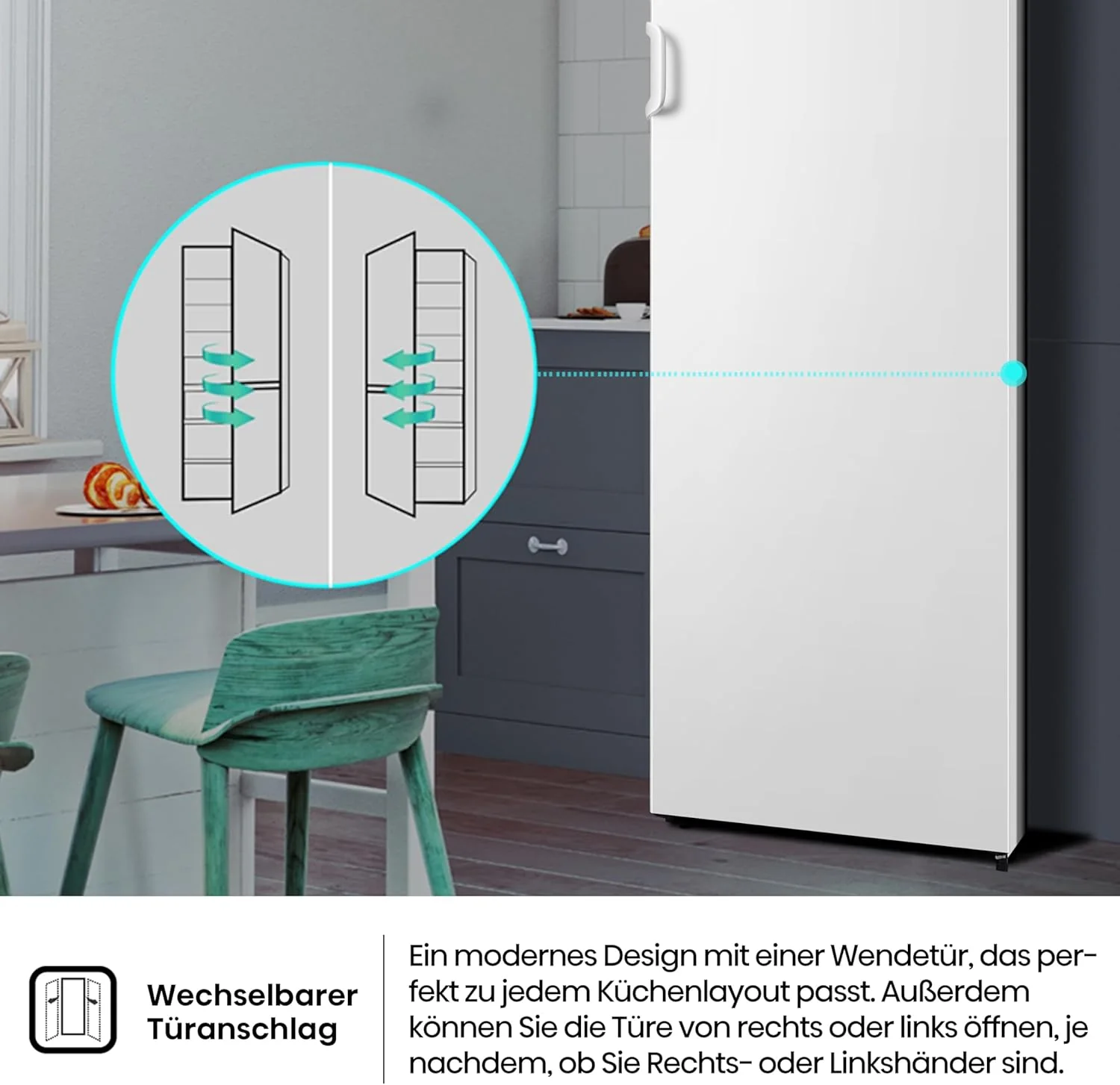 Hisense FV191N4AW2 Congelatore verticale/ Total No Frost/ Super Freeze/ Allarme porta/ Multiflow 360°/ BigBox/ 143,4 cm/ Congelatore 147 l/ 41 dB/ 205 kWh/Bianco