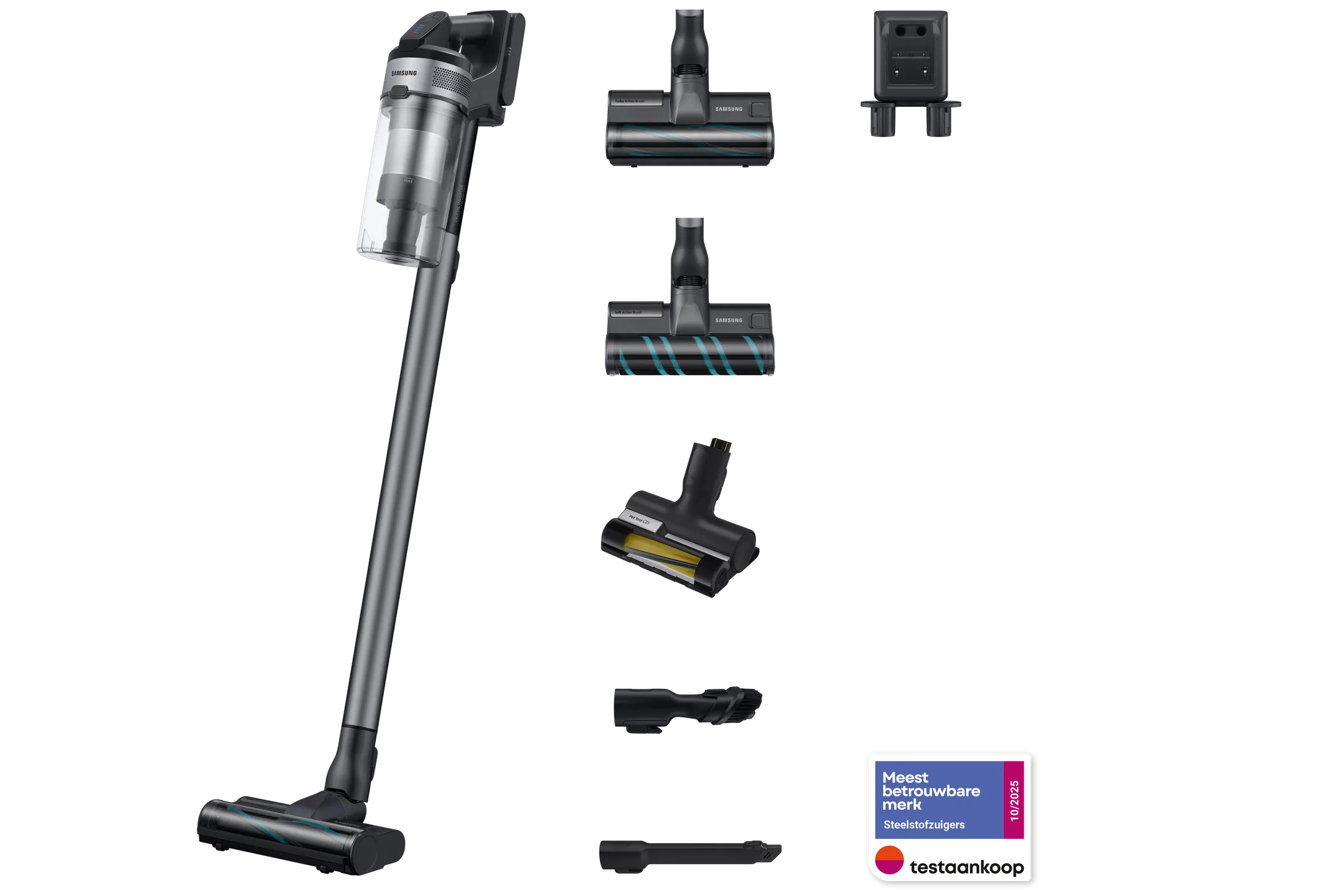 Samsung Steelstofzuiger Jet75E Complete VS20B75ACR5/WA