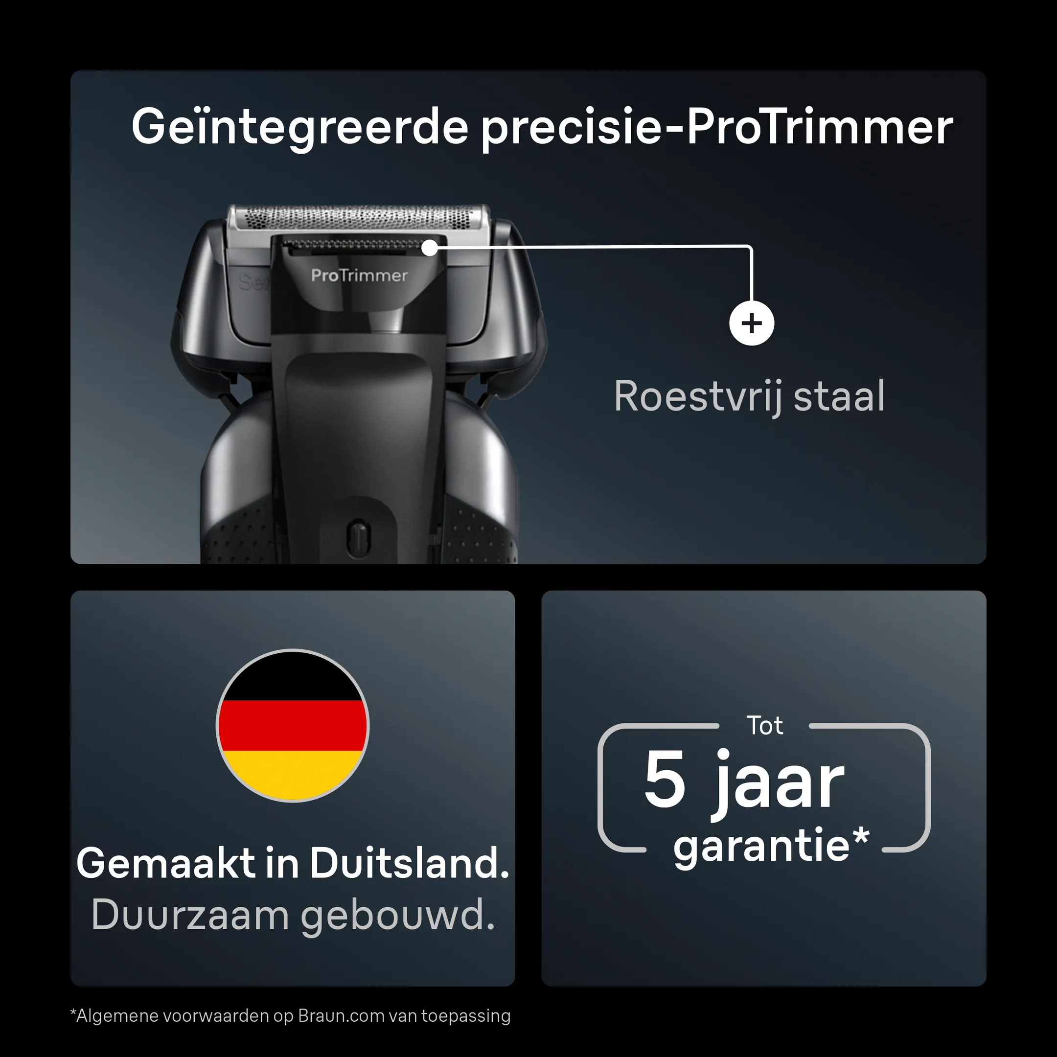 Braun Elektrisch scheerapparaat Series 8 8617s