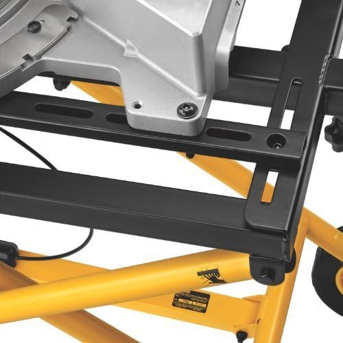 Miter Saw Stand With Wheels (DWX726) Yellow