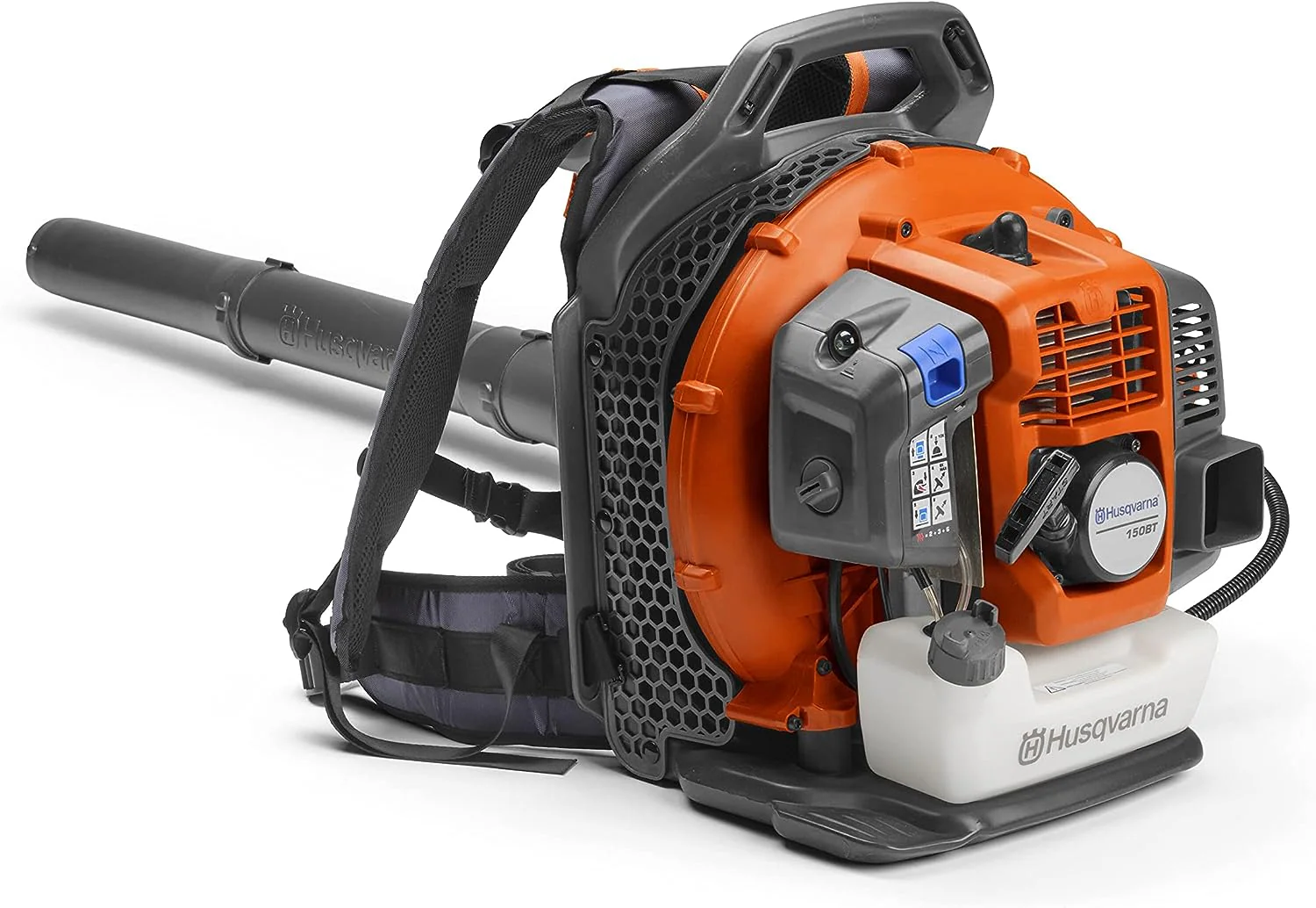 Husqvarna 150BT benzinmotoros háti lombfúvó, 51 cm3 2,16 LE, 765 CFM 270 MPH, ergonomikus kialakítás