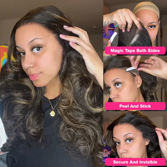 2 Wigs=$189|20 Inch 5X5 Pre Cut Lace 1B27 Body Wave+18 Inch 5X5 Pre Cut Lace Reddish Brown Curly Wig