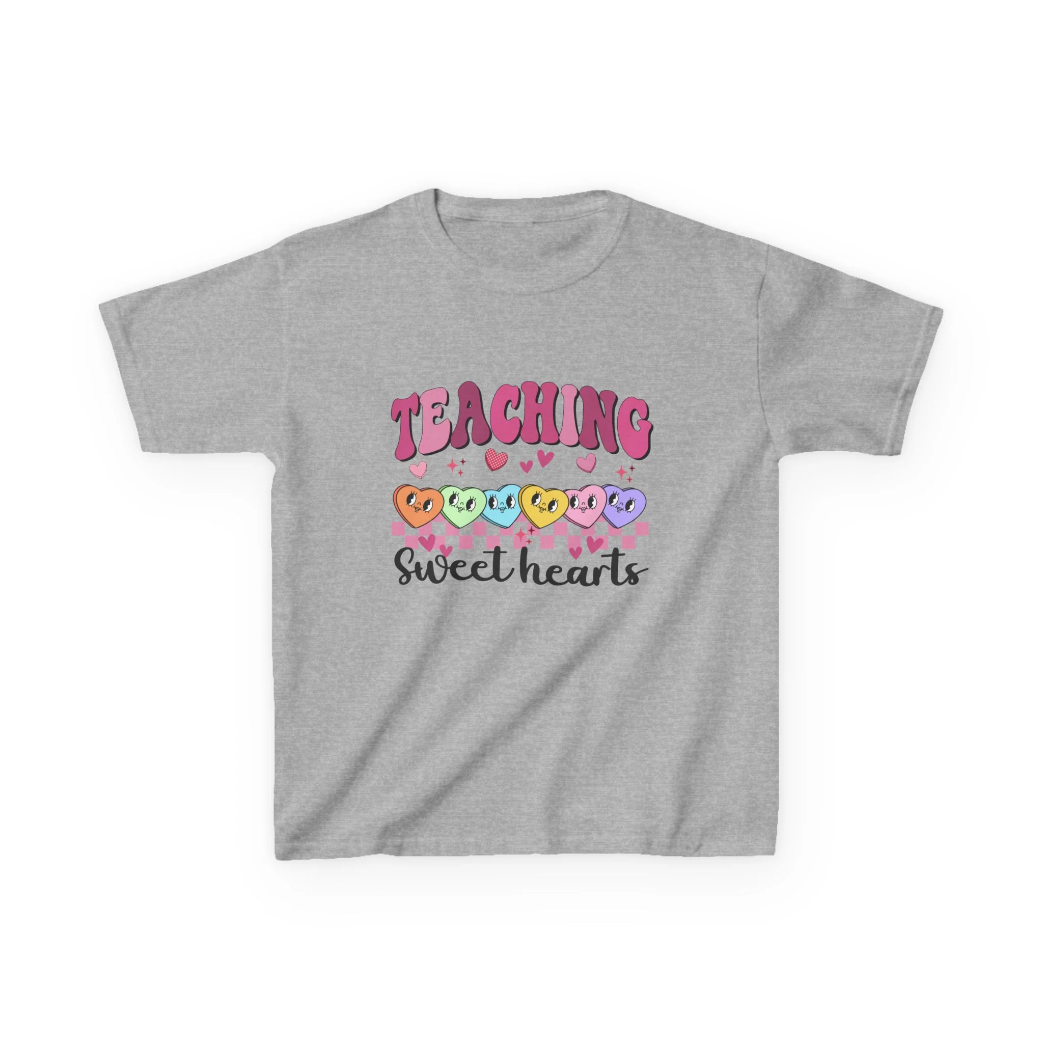 Teaching Sweethearts Kids Tee | Candy Heart Teacher Shirt