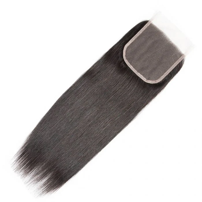 Brazilian Hair 4x4 Lace Closure Straight Hair 100% Virgin Remy Hair 8-20 Inch