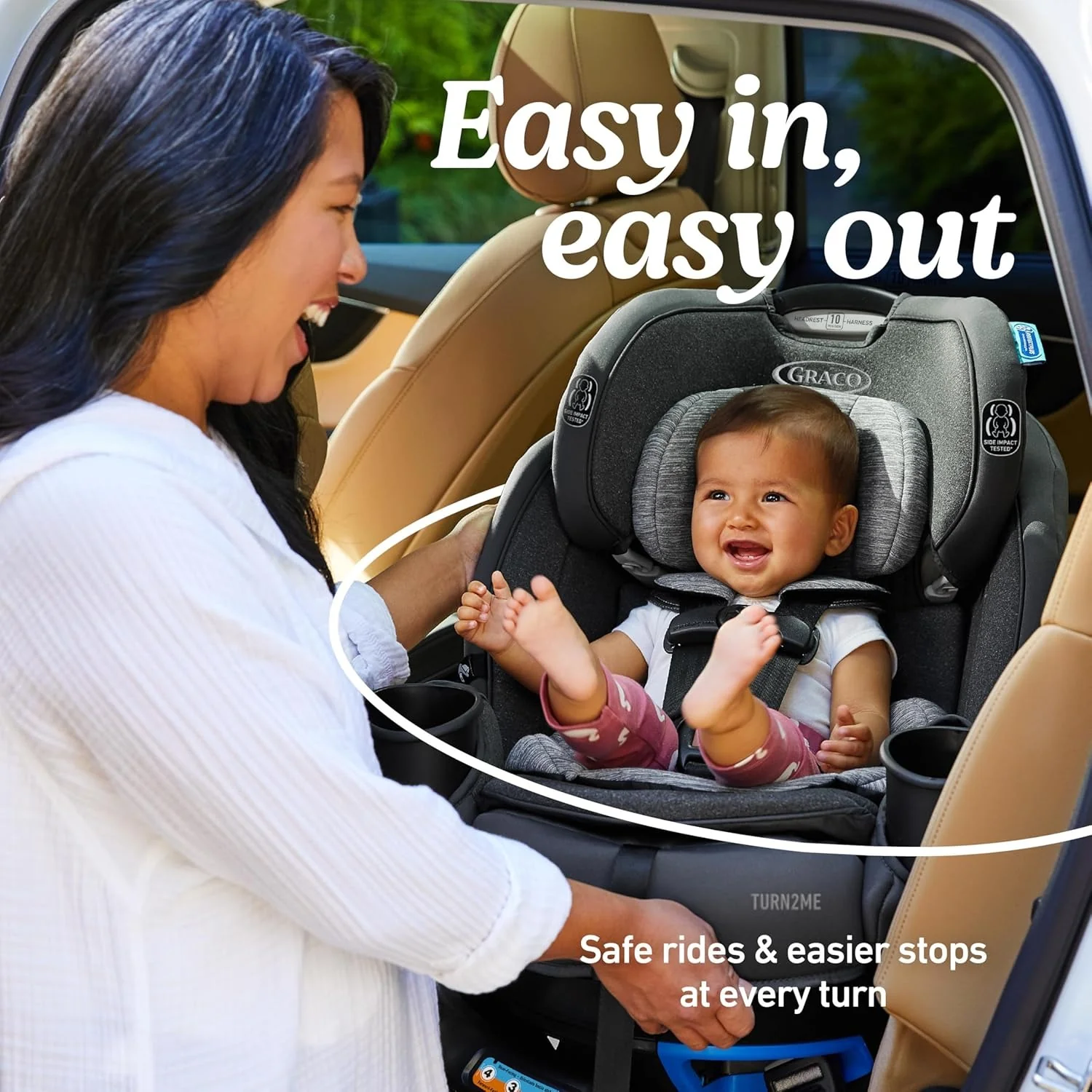 Graco Turn2Me 3-in-1 rotating child car seat, Cambridge