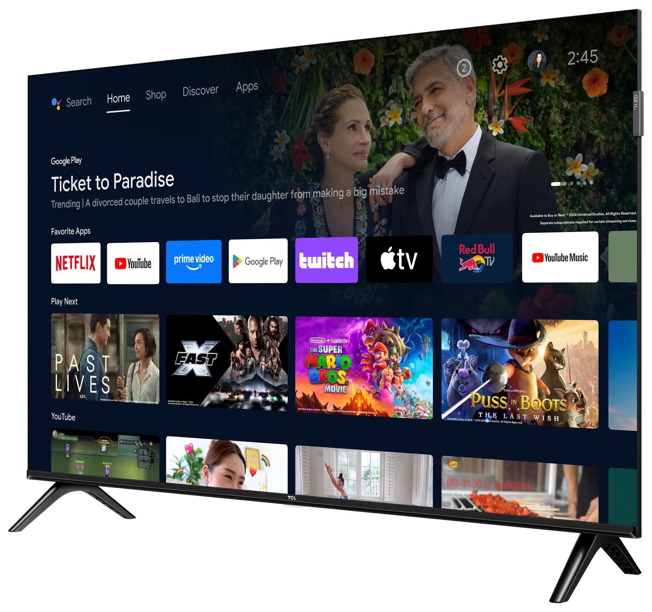 TCL QLED TV Full HD 32S59K (2025) - inch