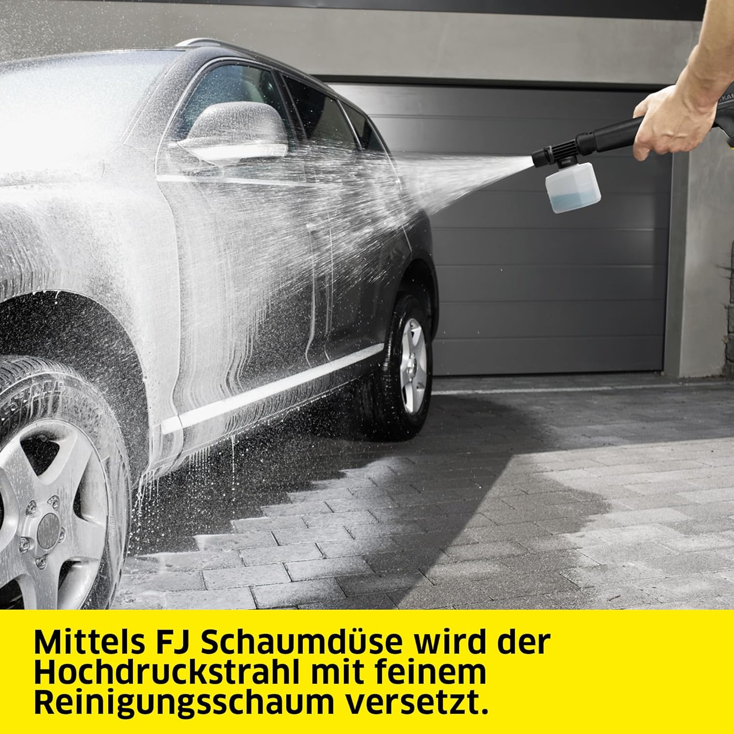 Kärcher Hochdruckreiniger K 5 Power Control, Druck: max. 145 bar, Fördermenge: 500 l/h, Flächenleistung: 40 m²/h, Wasserfilter, Gewicht: 13 kg, Hochdruckschlauch und -pistole, Dreckfräser, Strahlrohr