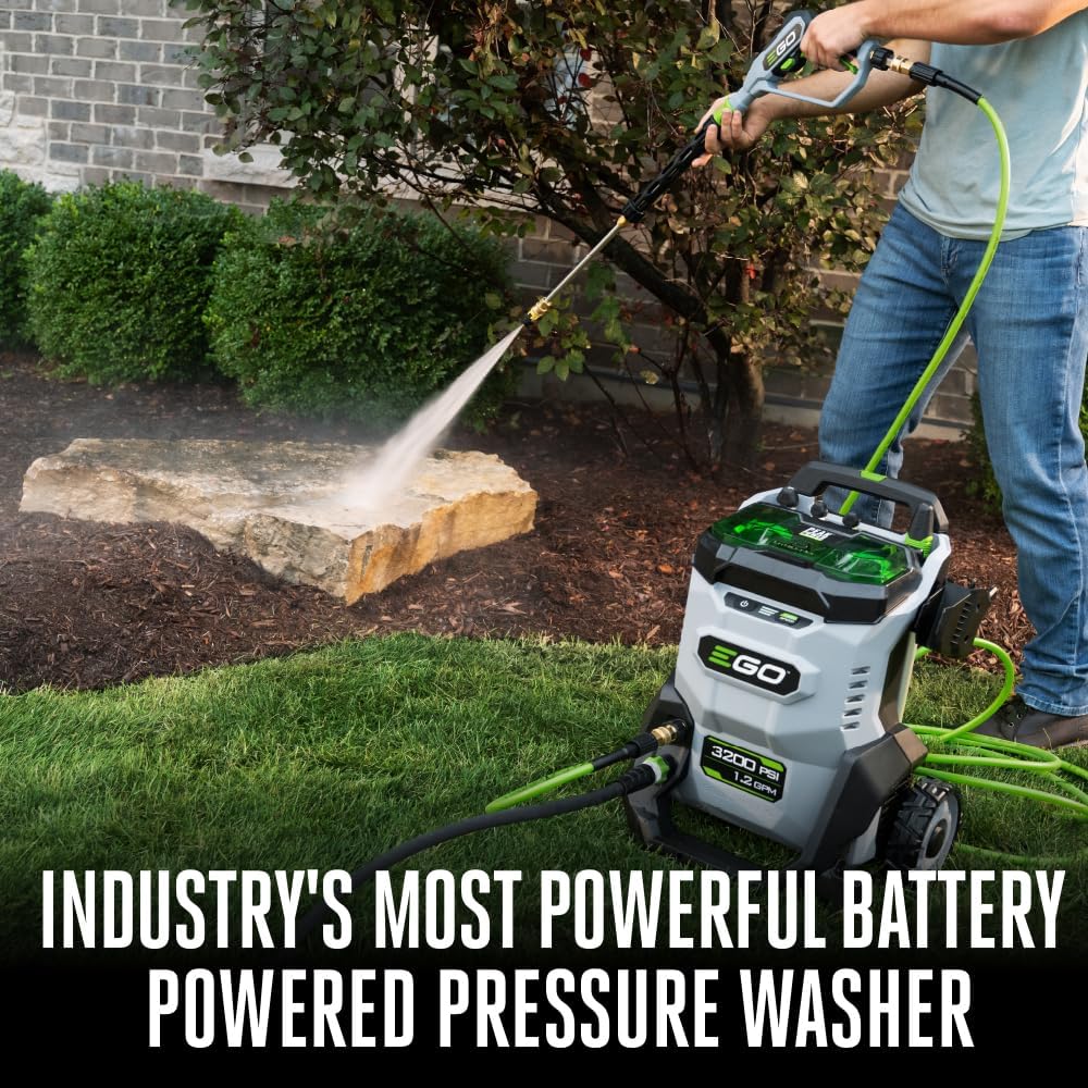 EGO Power+ Electric Pressure Washer  3200 PSI Power Washer  Battery and Charger Not Included - HPW3200