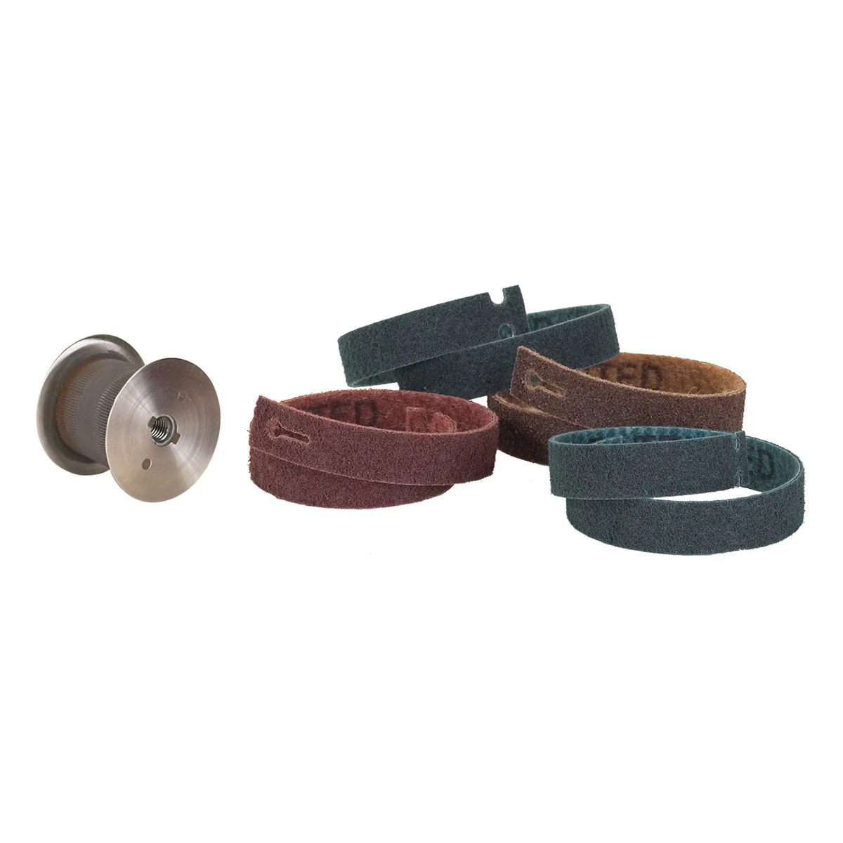 WALTER 07H992  ~  Hand Rail Finishing Kit With Belt Drive Roller Attachment & Four T- Lock Belts