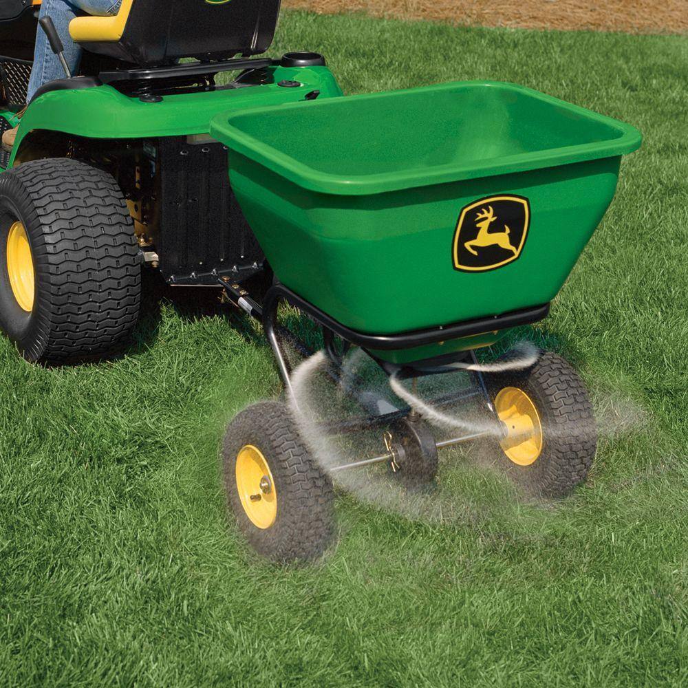 John Deere 175 lb Tow Behind Broadcast Spreader