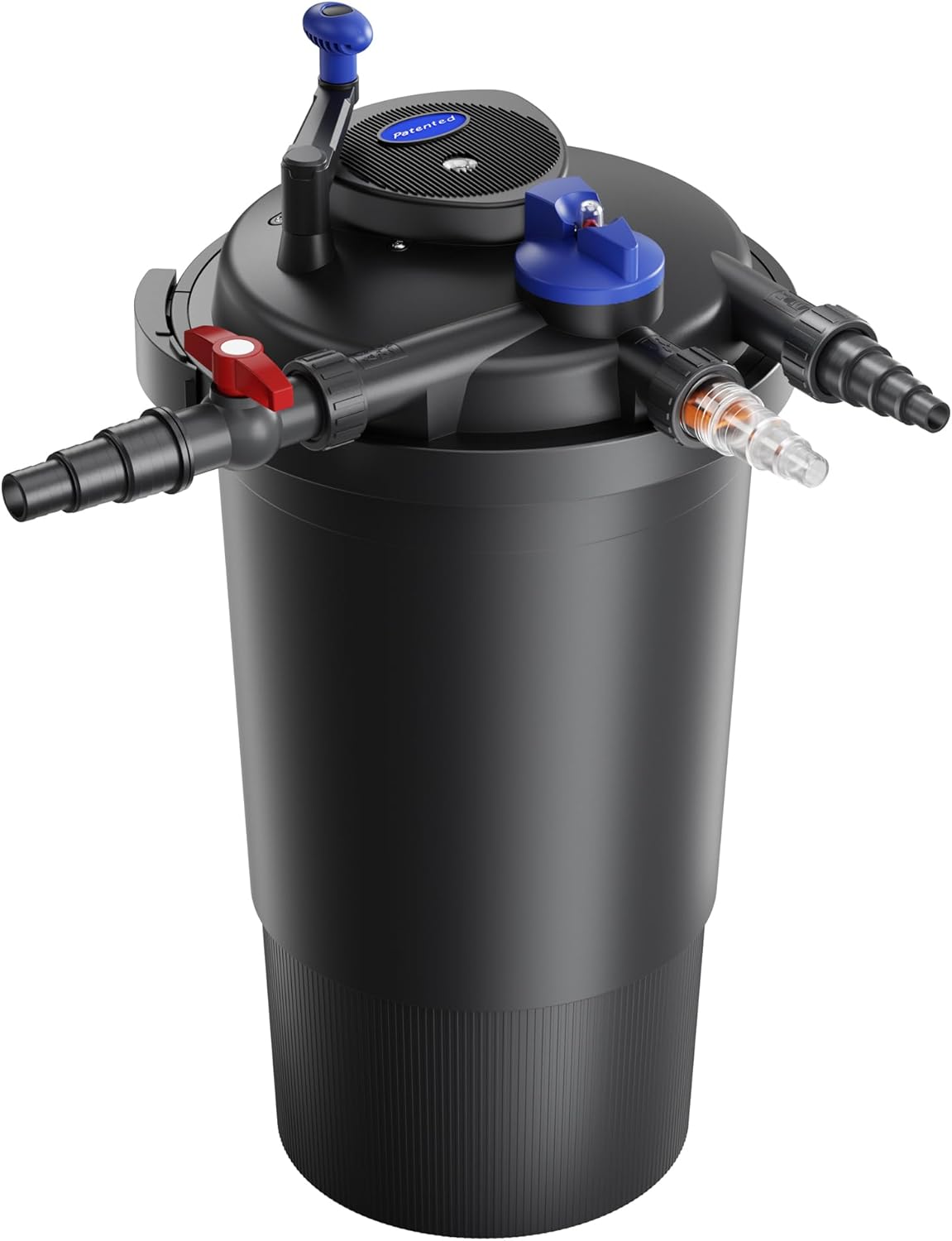 SunSun CPF-15000 Druckteichfilter 10.000 l/h / 18 W UVC Einheit, Teichdruckfilter für Teiche bis 30.000 Liter, Teichklärer, Filteranlage
