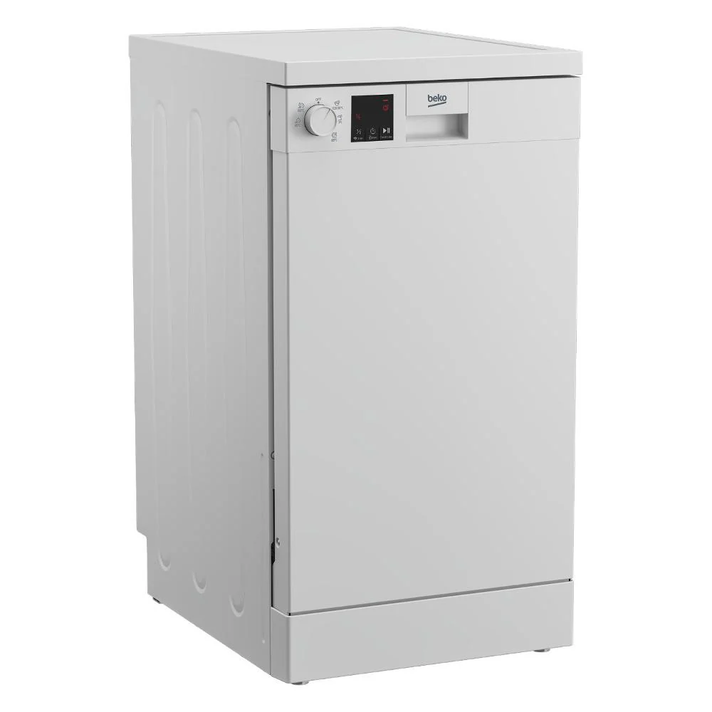 Lavastoviglie A Libera Installazione Beko DVS05024W Slim 10 Coperti Classe E (A85xL44,8xP60) Bianco Porgramma Mini