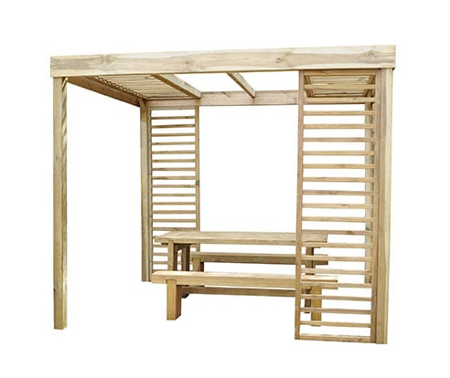 Forest Garden Dining Pergola