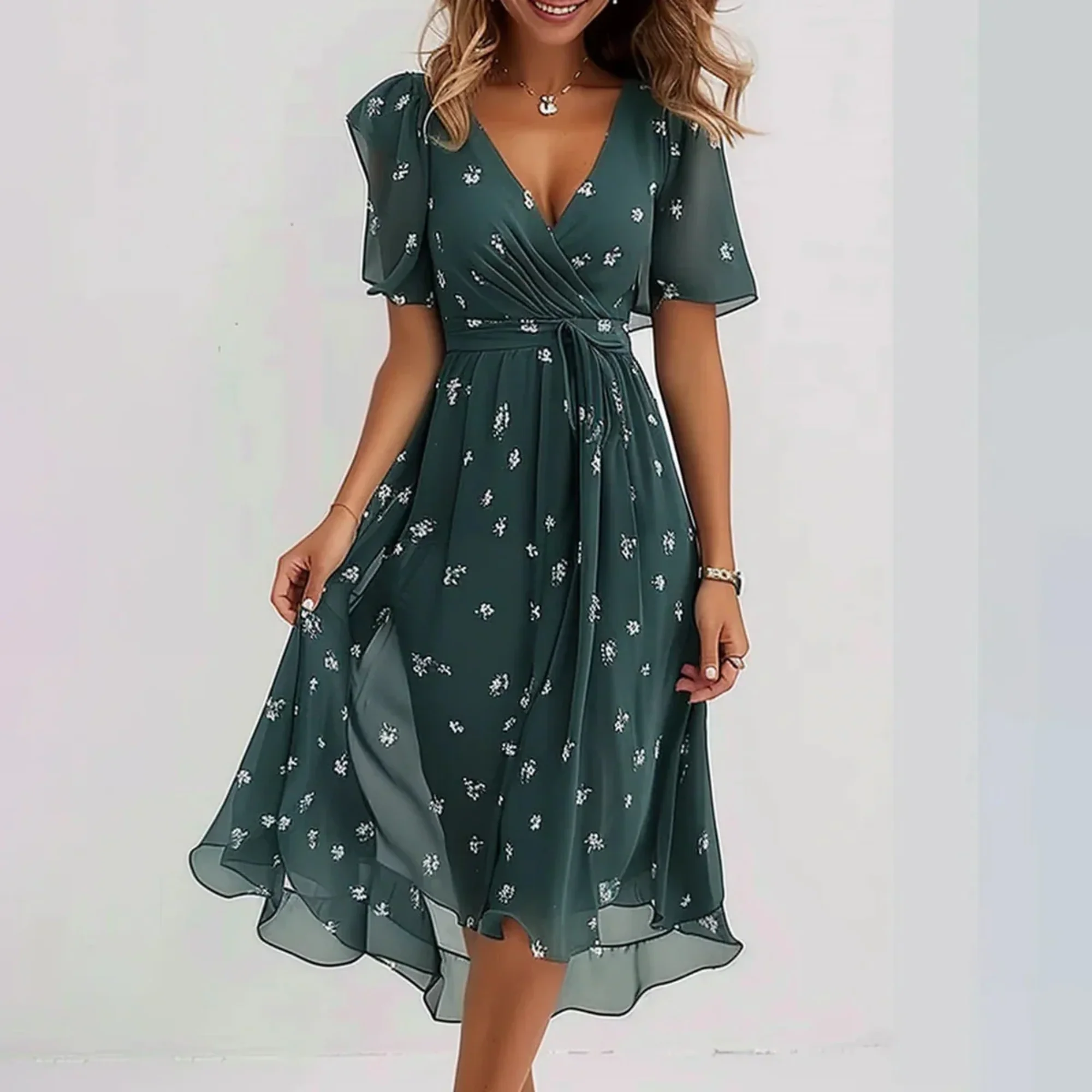 Womena??s Elegant Maxi Dress Lightweight Summer Style