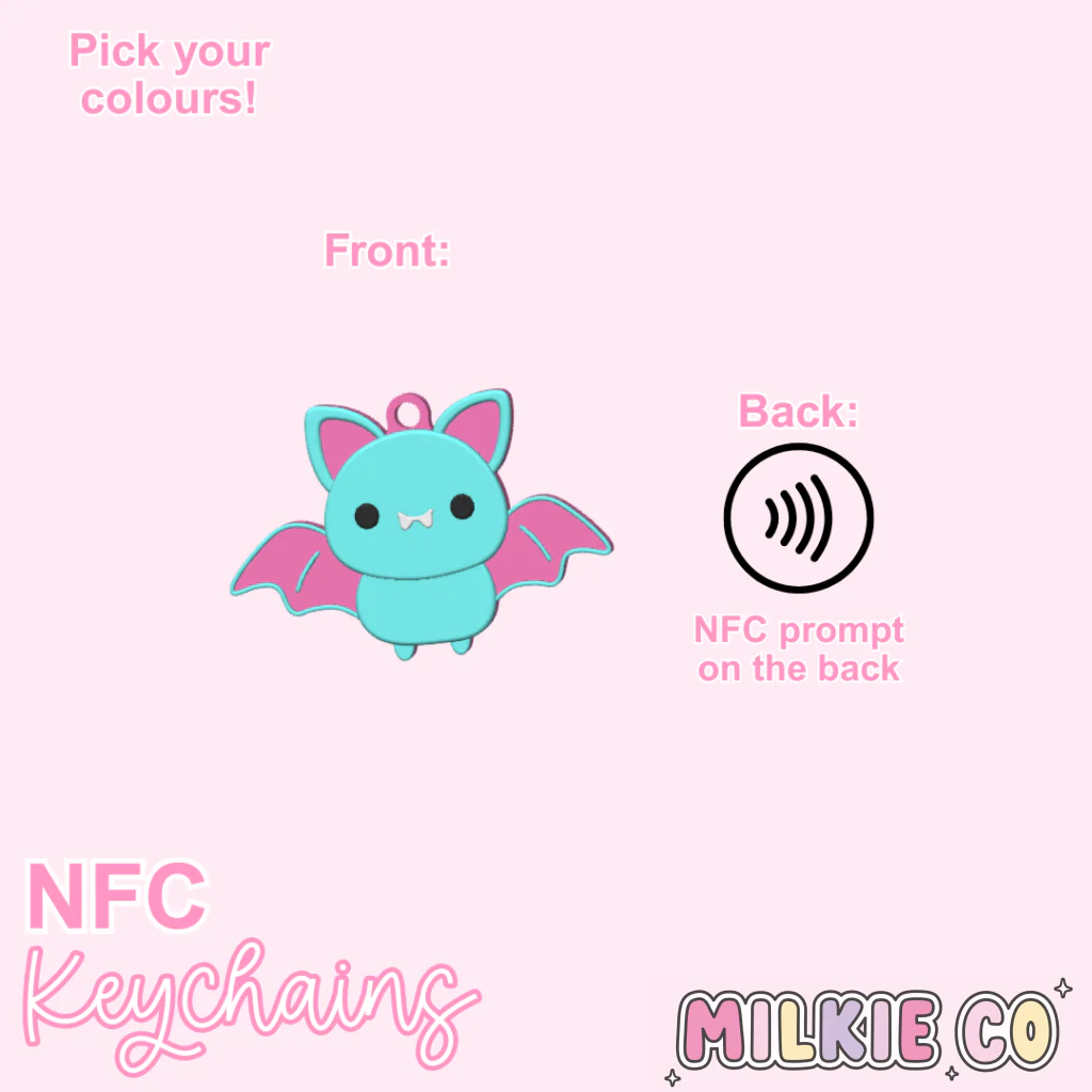 Bat NFC Keychain