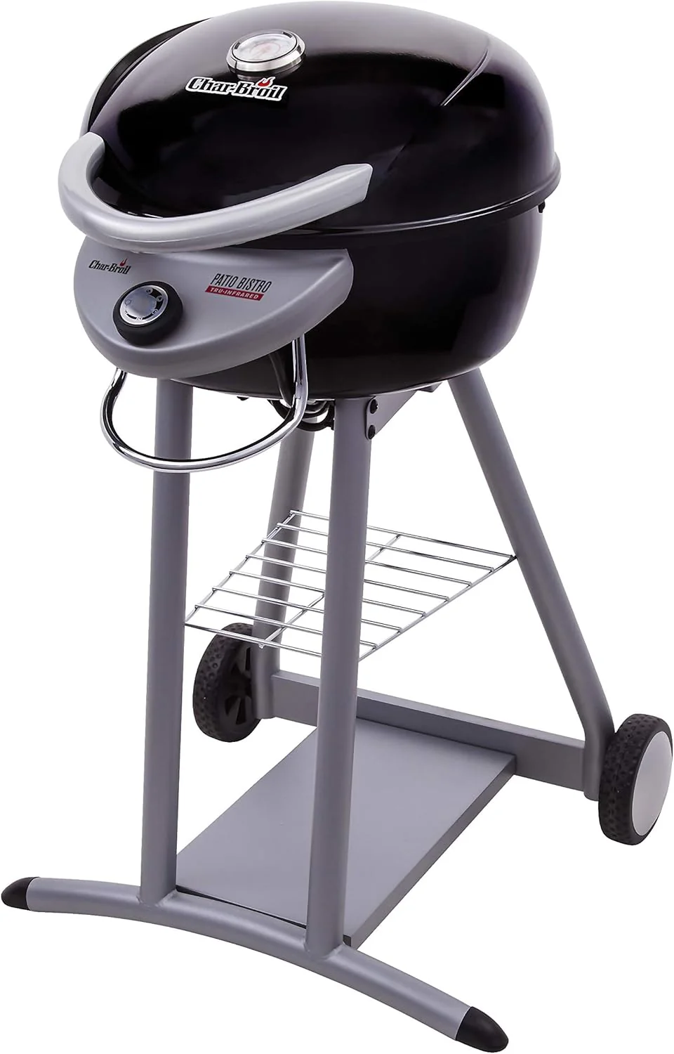 Charbroil 3-in-1 Dual Fuel Outdoor Bistro Pro Electric Grill & Griddle + Charcoal Mode BBQ