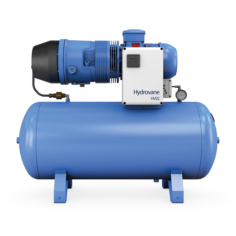 Hydrovane compressor 2kw, 240v,10 bar, 100L Ketel