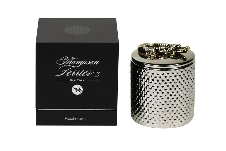 Wood Charnel Silver Croco