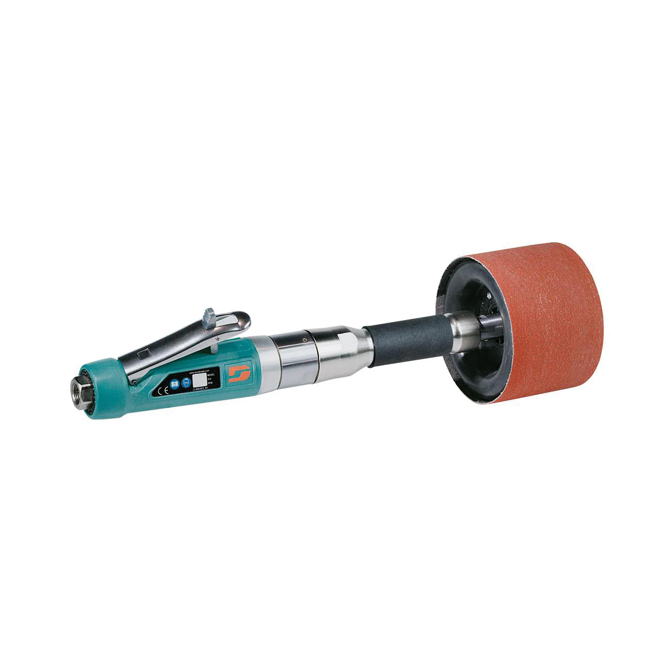 Dynabrade Dynastraight 13516  ~  Dynastraight 6 Inch Extension Finishing Tool 1 Hp Straight-Line 3400 Rpm Rear Exhaust 5/8 Or 1 Inch Diameter Arbor