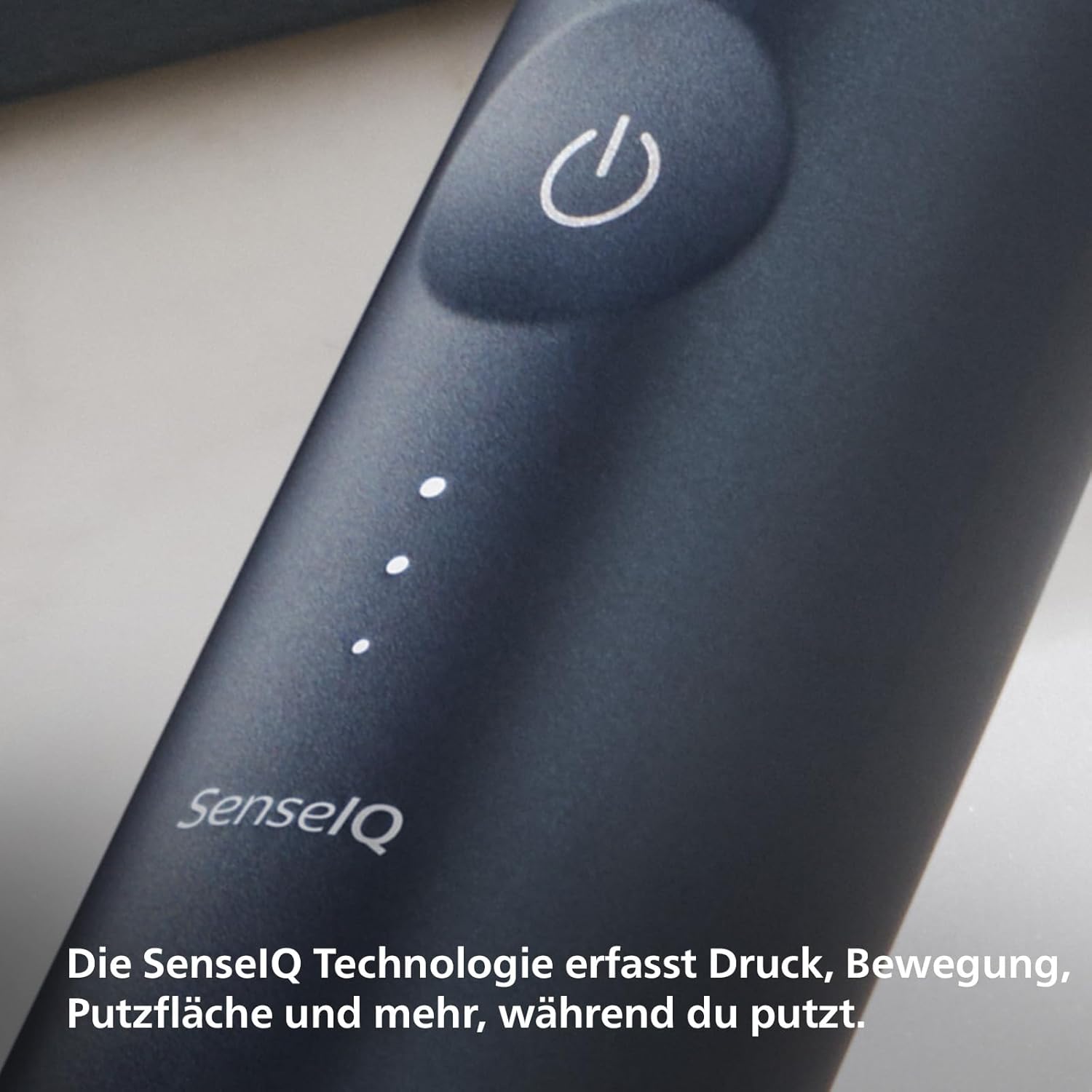 Philips Sonicare DiamondClean Prestige 9900 – Elektrische Zahnbürste mit SenseIQ, A3 Premium-All-in-One-Bürstenkopf und Ladeetui in Mitternachtsblau (Modell HX9992/12)