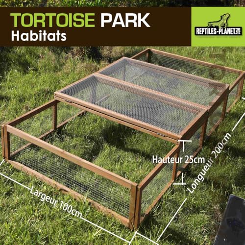 Reptiles Planet Recinzione per esterni del parco delle tartarughe, 200 x 100 x 25 cm : Amazon.it: Prodotti per animali domestici