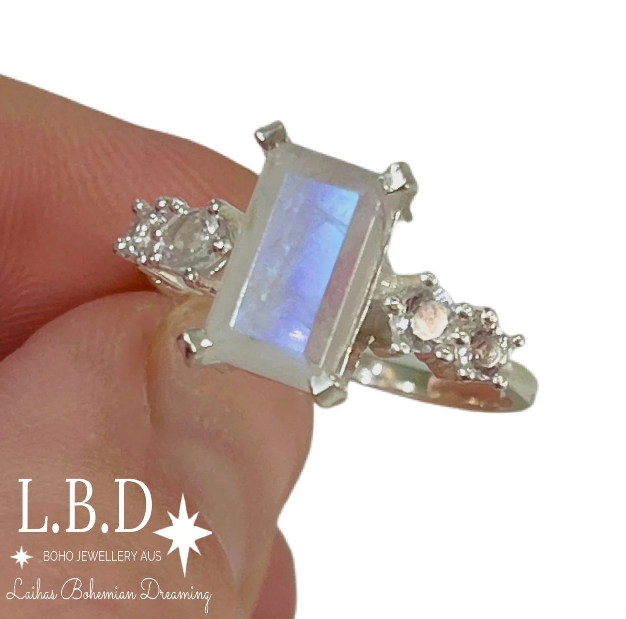 Moonstone Ring- Eternal Love