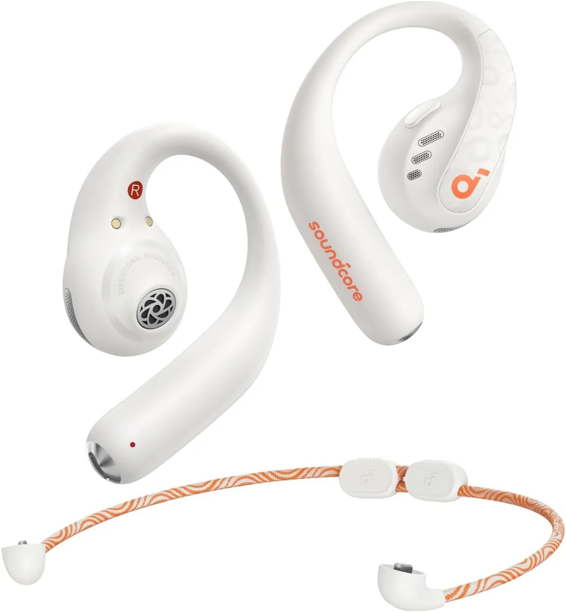 Słuchawki Soundcore by Anker AeroFit Pro o otwartej konstrukcji, ultrakomfortowe, bezpieczna i ergonomiczna konstrukacja, szczegółowy
