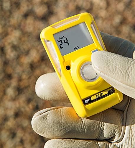 BW Technologies Corded Electric BWC2-H BW Clip Single Gas H2S Monitor, 10/15 (1 Pack)