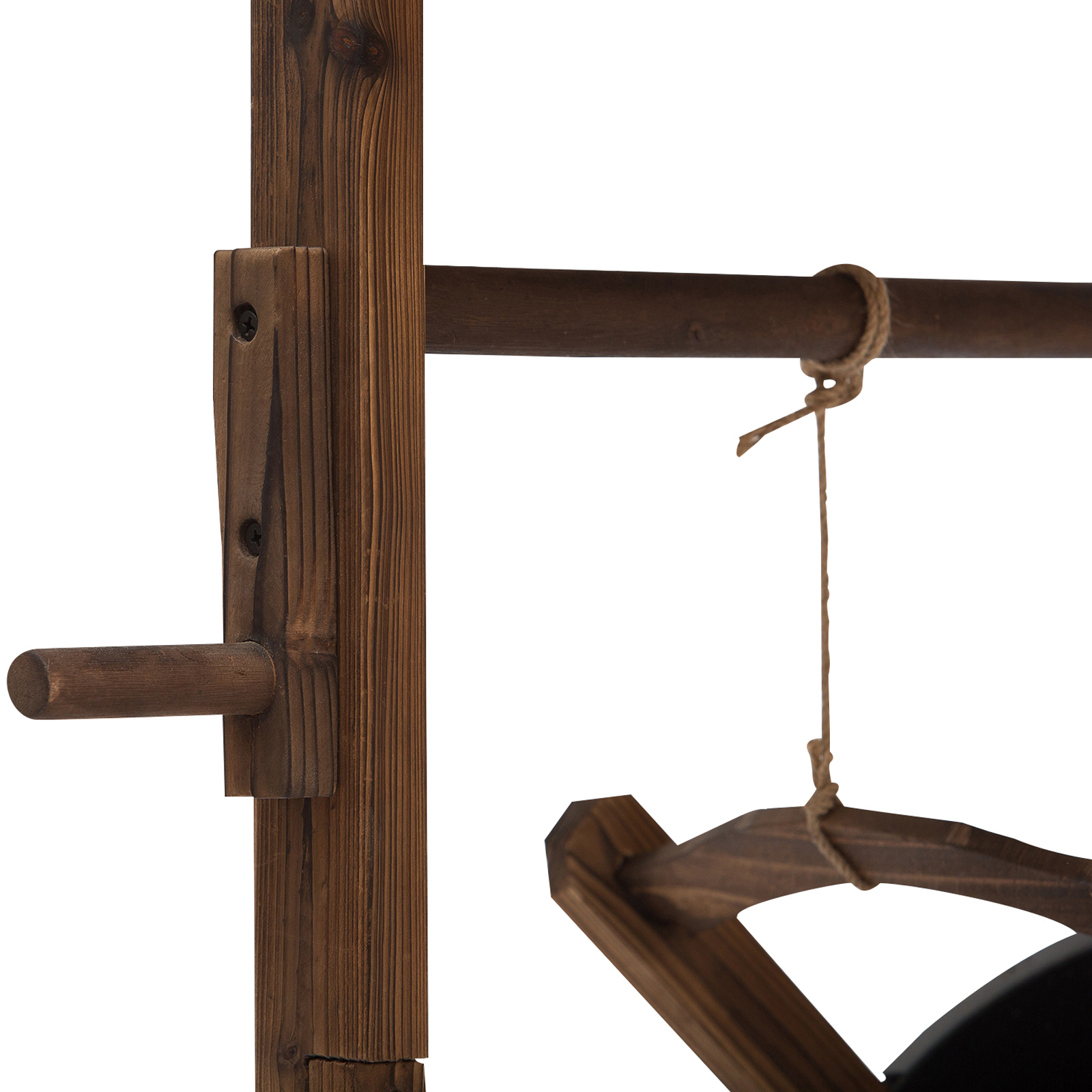 tuinfontein sierfontein fontein waterval reguleerbaar massief hout bruin