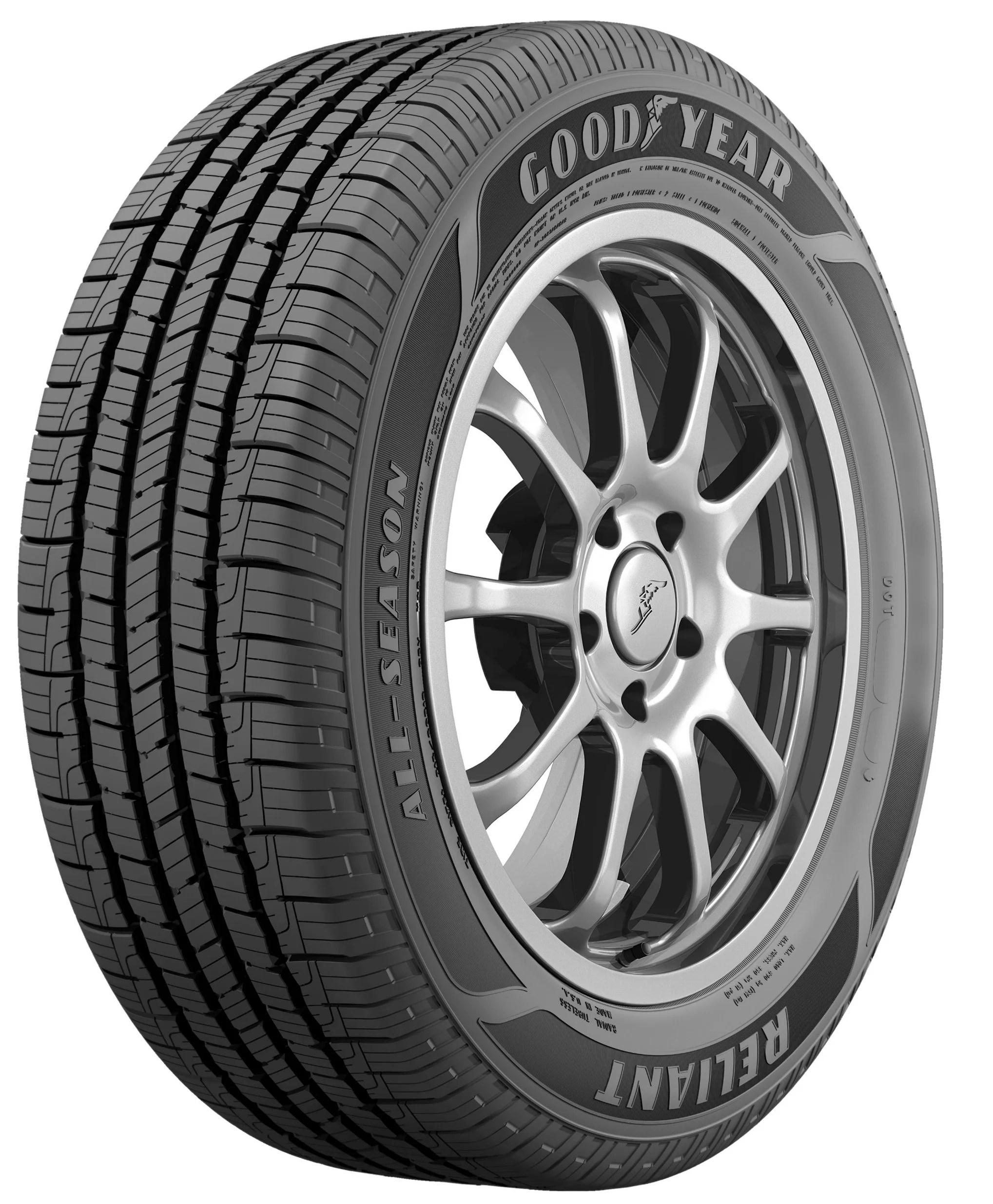 Goodyear Reliant All-Season 195/60R15 88V All-Season Tire Fits: 2007-11 Ford Focus SE, 2005-06 Ford Focus ZX4